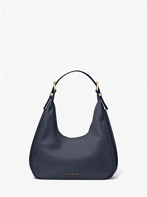 michael kors nolita mini blue tile|Nolita Small Pebbled Leather Hobo Shoulder Bag .